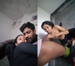 Jaipur Sexy gf blowjob with house owner desi mms viral