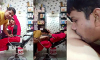 Beauty parlor women pussy licked by her lover in shop chair desi porn