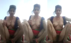 Rajasthani young bhabhi fingerings her hairy pussy viral mms clip